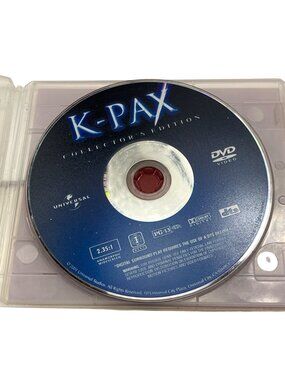K-PAX Collectors Edition DVD Universal Studios Anamorphic Widescreen PG-13 2001